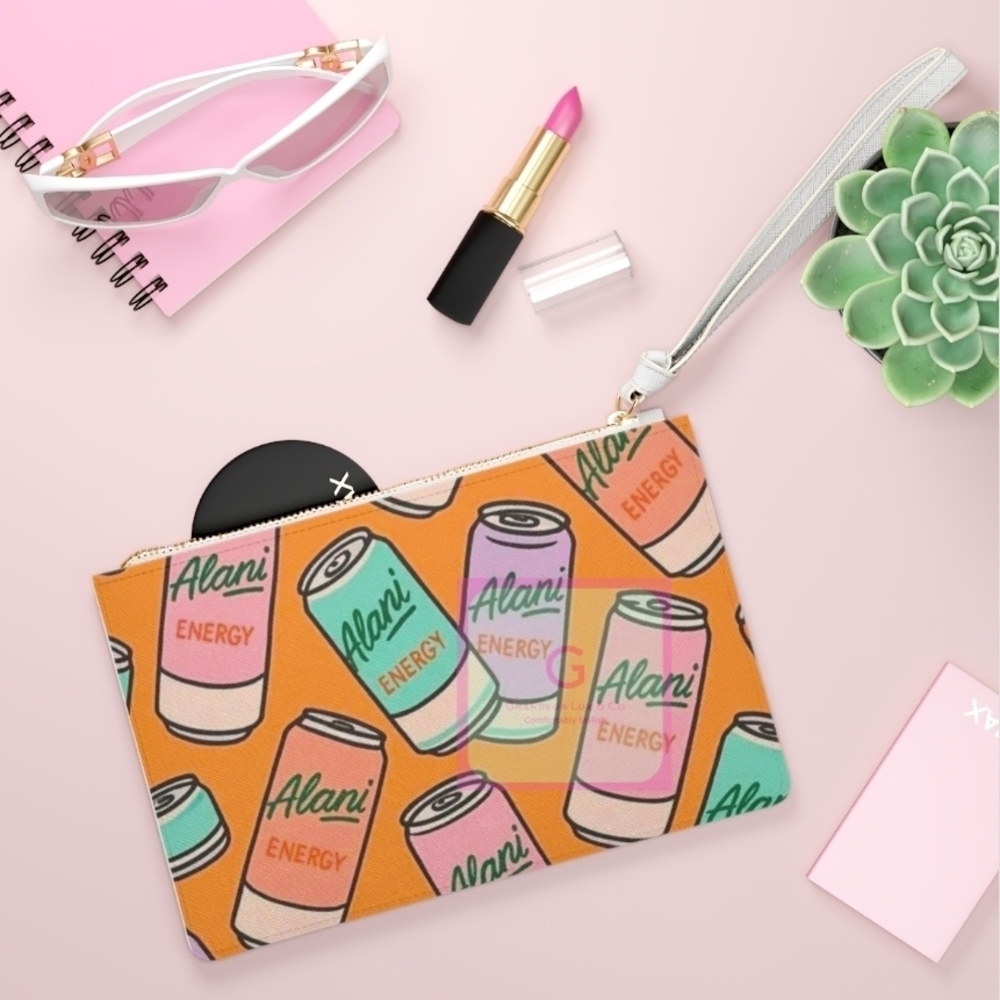 Alani Energy Can Print Wristlet